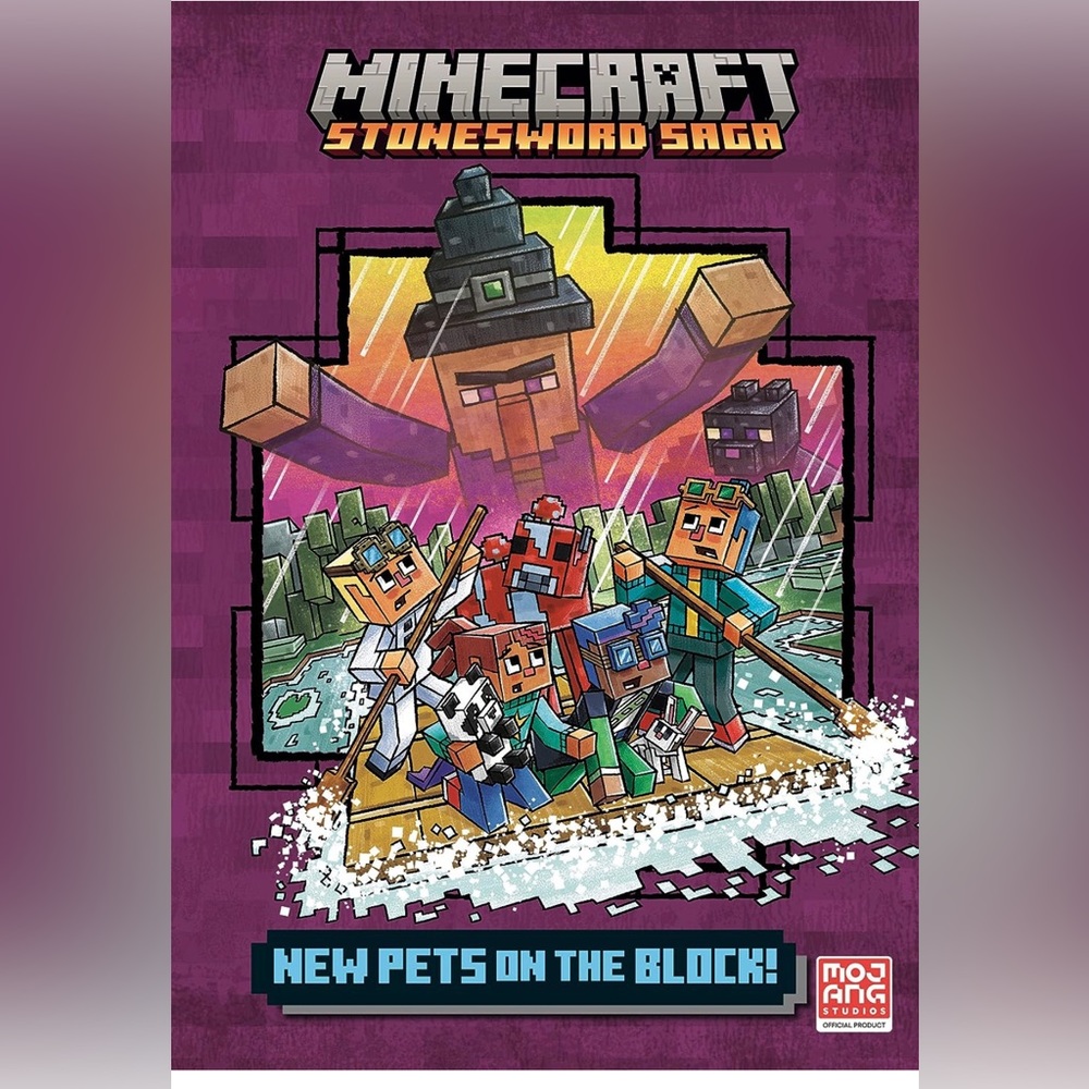 Minecraft: New Pets on the Block! (Minecraft Stonesword Saga #3) Book